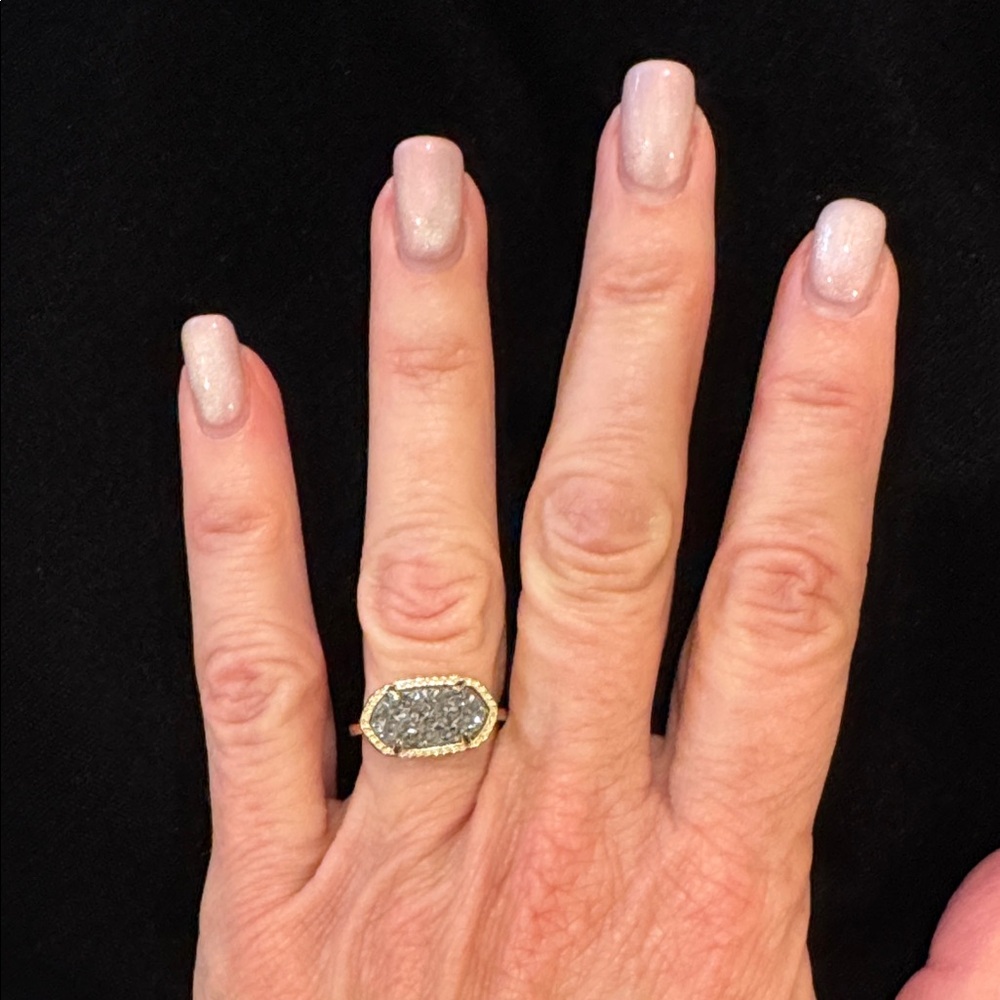 Kendra Scott Elegant Gold and Silver Women's Ring